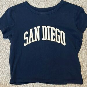 san diego crop top